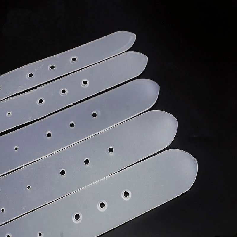 5pcs/set Plastic Leather Belt Buckle Head End Orientate Punch HoleTemplates Leather Crafts Stencil Tools 25/30/35/38/40mm