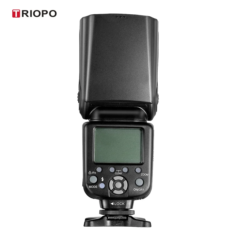 

TRIOPO TR - 586EX C 1/8000s TTL Manual And Multi Wireless Camera Flashlight Speedlite With LCD Screen For Nikon Canon Camera