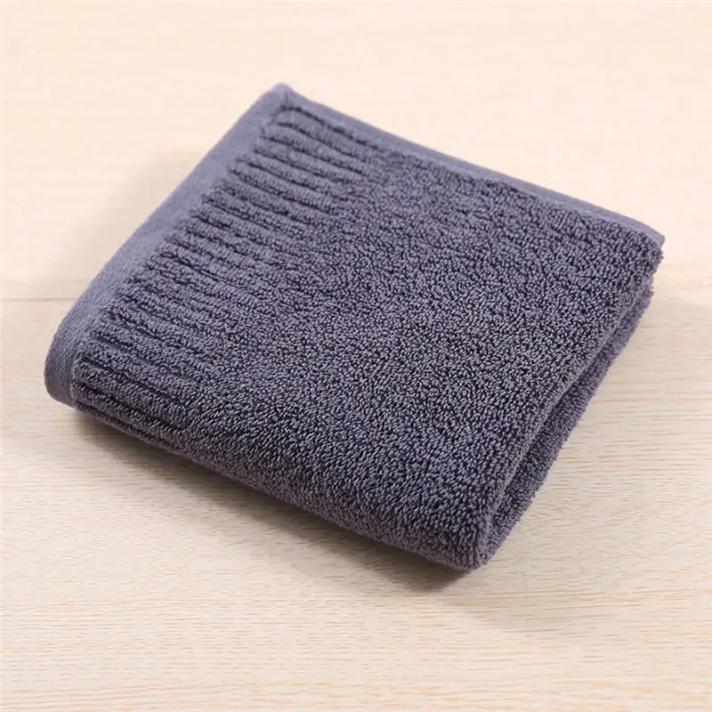 Cotton And Polyester Square Bath Bathroom Towels Soft Hair Hand Face Towel For Spa Kids Children Gift Hotel Home Use Towels - Цвет: Brown