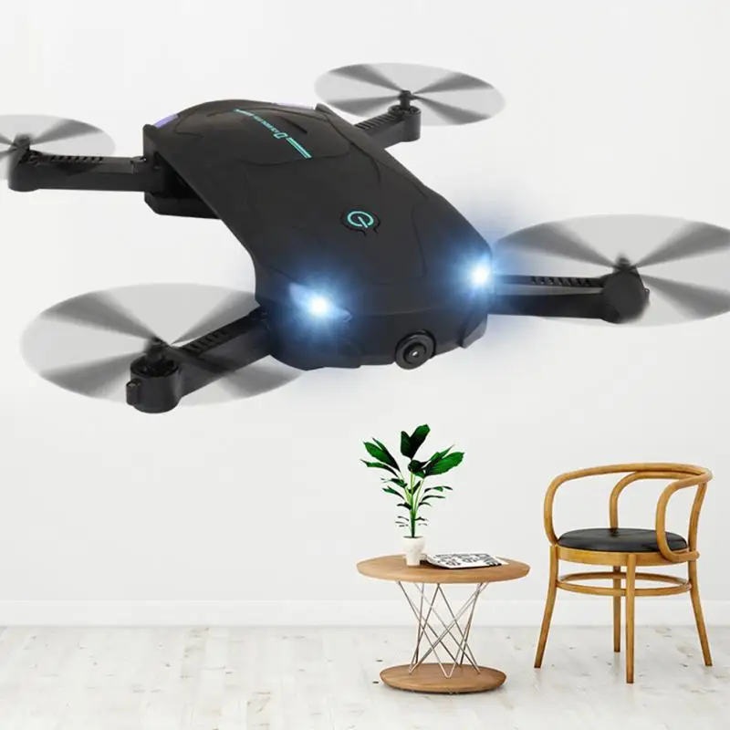 

RC drone M9952 Mini Foldable RC Drone Set High Quadcopter WIFI HD Camera High Transmission Remote Control Aircraft black