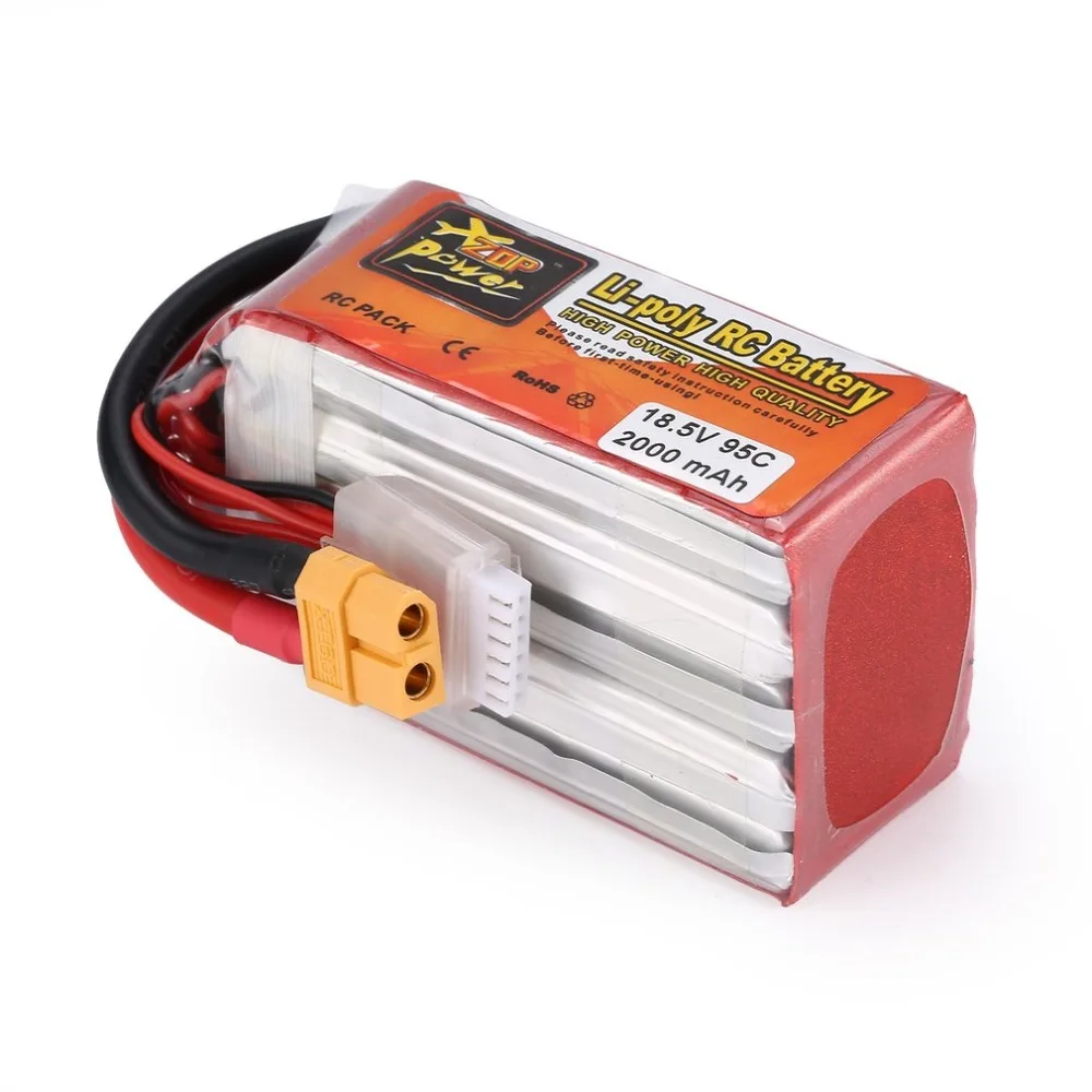 ZOP power 18,5 V 2000mAh 95C 5S 1P Lipo аккумулятор XT60 разъем Перезаряжаемый для RC гоночный Дрон вертолет модель автомобиля лодки