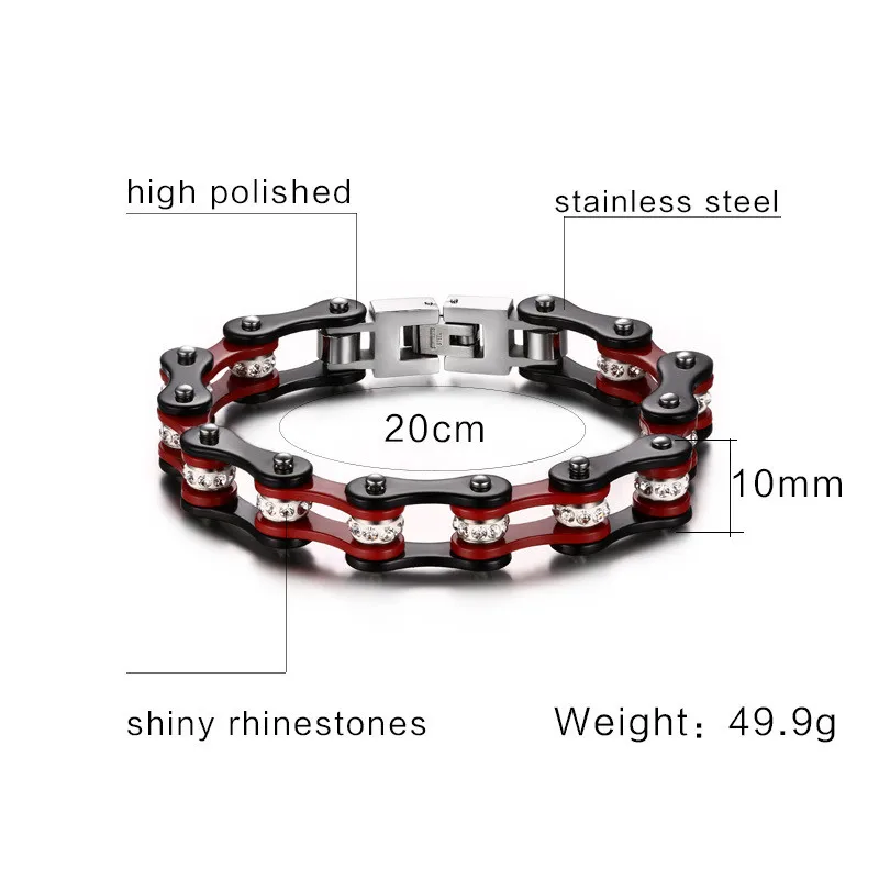 Bobo Cover 2017 Bicycle Chain Charm Bracelet Stainless Steel Cycling Bracelet Jewelry Bangle Couple Bracelets Lovers Gifts