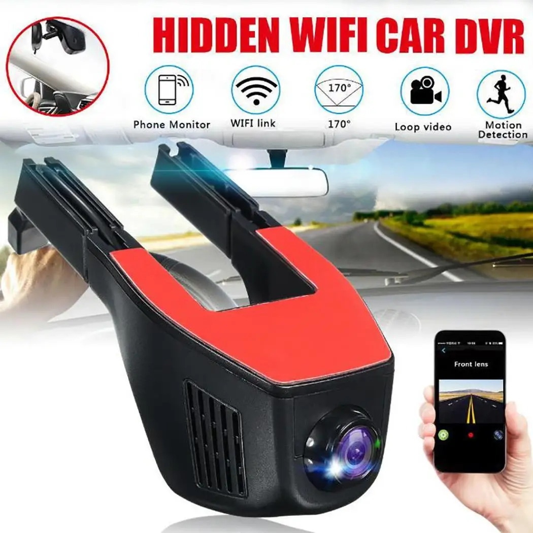 Автомобильный DVR Camera1080P FHD объектив Wi Fi ADAS встроенный g сенсор видео рекордер
