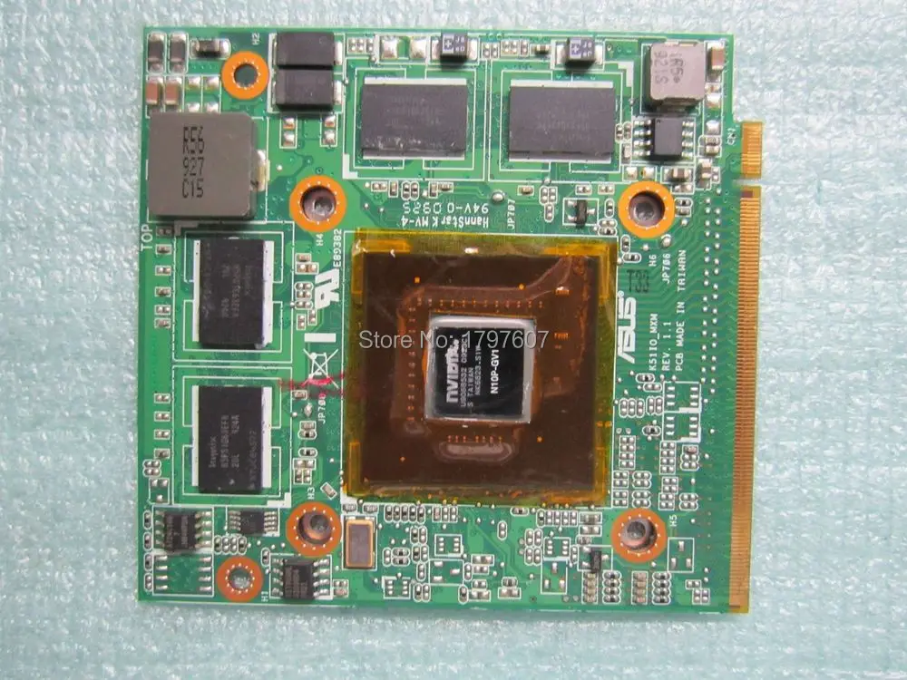 60-NVPVG1000-A01 For ASUS K51IO K70IO GT 120M 1GB N10P-GV1 Laptop Video card Fully Tested