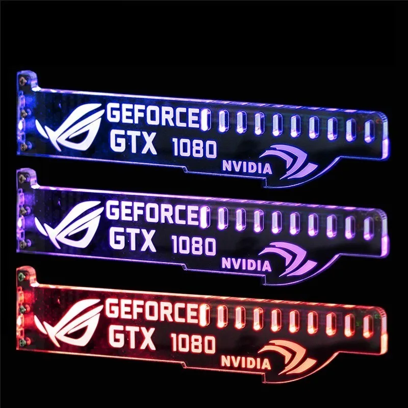 Видеокарта держатель для карт GTX 1080 1070 1060ti внешняя светодиодная подставка