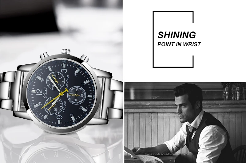 2018 New Mens Watches Top Luxury Brand Watch Men Fashion Male Hours Business Quartz Watch WHITE AS PIC 7