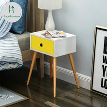 Луи Мода тумбочки Японский мини спальня твердой древесины многофункциональный скандинавский диван простой современный