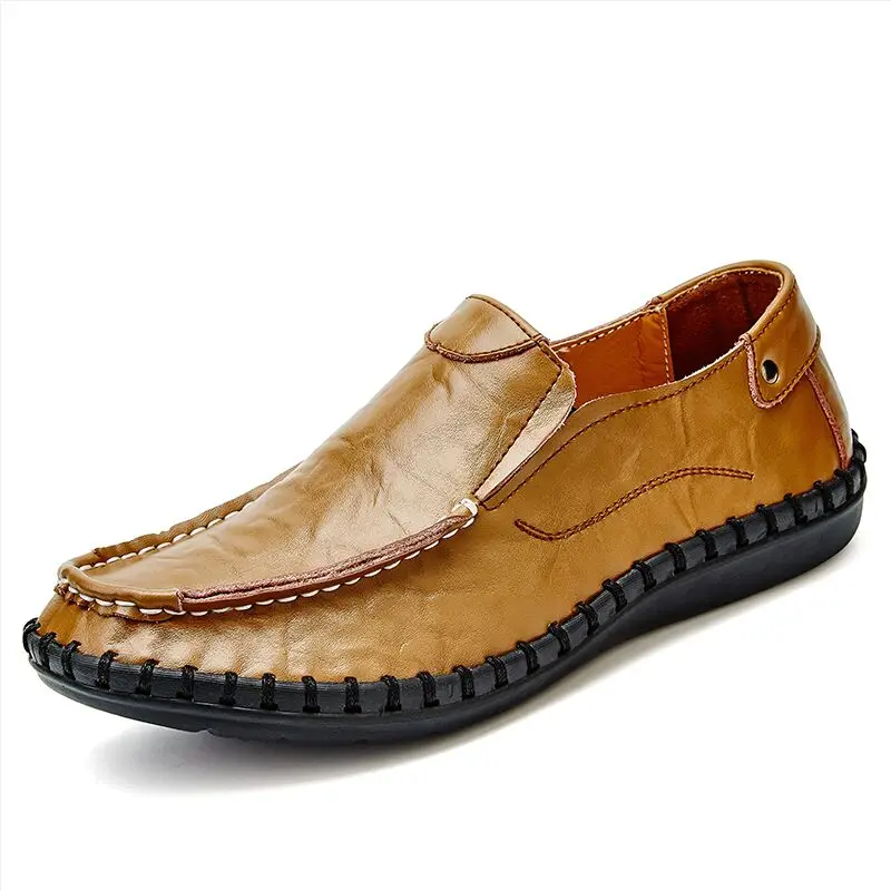 

Men Loafers Casual Shoes Man Flats Shoes Genuine Leather Italian Mens Leather Shoes Driving Moccasin Soft