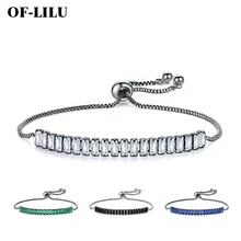 Регулируемый трендовый Посеребренная блестящая браслет и браслеты для женщин 4 вида цветов браслет эффектный Регулируемый Pulsera Bijoux ювелирные изделия