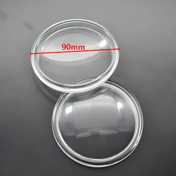 

2pcs/lot Round Diameter 90mm Fog Lamps Lights Tempered Glass Anti-fog Glass For Renault Laguna Latitude Duster Clio Sandero