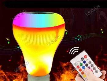 

Small speaker Bluetooth music bulb lamp Bluetooth speaker Bluetooth bulb RGB CD50 W03