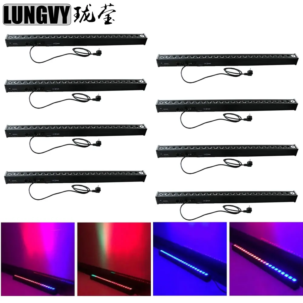 Free Shipping 8pcs/Lot 24x3w RGB 3IN1 Indoor LED DMX Wash Washer Light Led Stage Bar Lighting Free Shipping 8pcs/Lot 24x3w RGB 3IN1 Indoor LED DMX Wash Washer Light Led Stage Bar Lighting