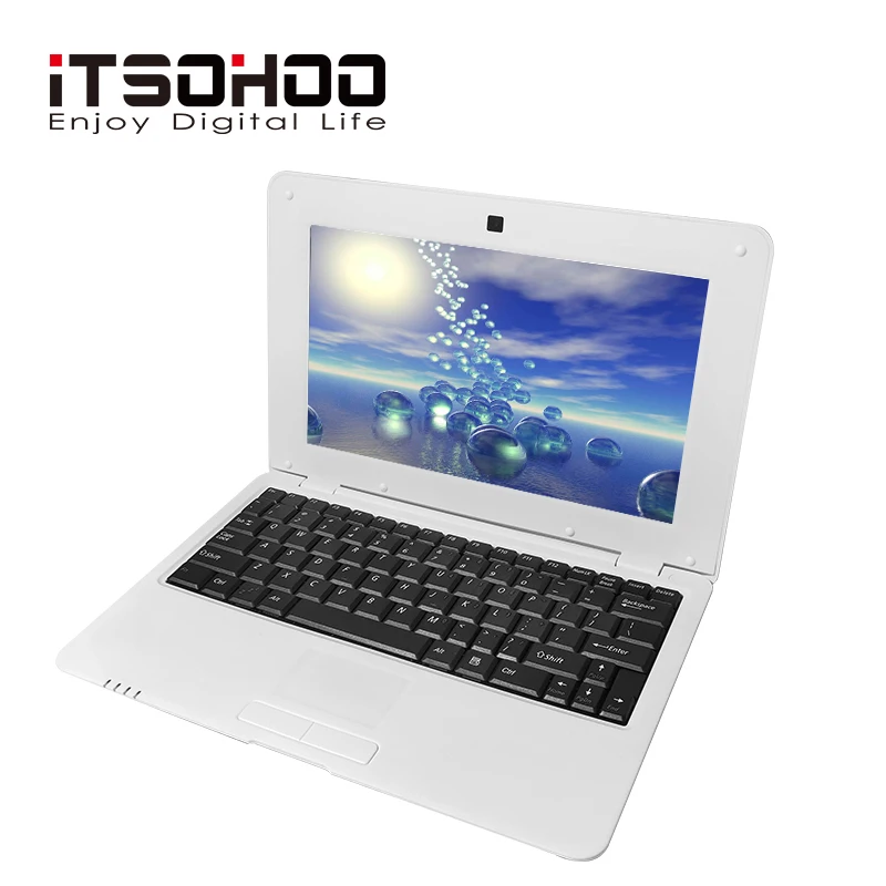 Mini Netbook 10 inch android laptop tablet with S500 Quad core 2GB RAM 16GB Storage wifi laptops with 1.5GHZ Blue pink color