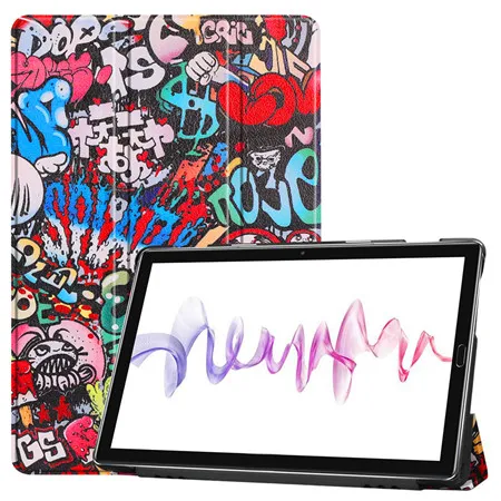 Чехол для huawei mediapad M6 10,8 откидная крышка для huawei mediapad M6 10,"(PRO) Funda планшет Магнитная Складная подставка оболочка - Цвет: 5
