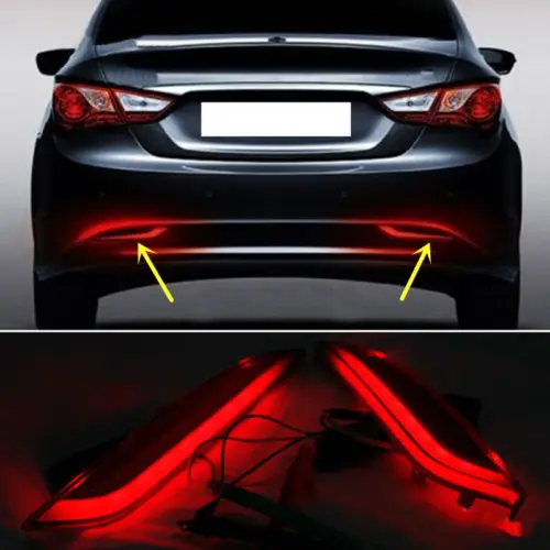 Для Hyundai Sonata 2011 2012 2013 Пара светодиодный задний противотуманный светильник s в