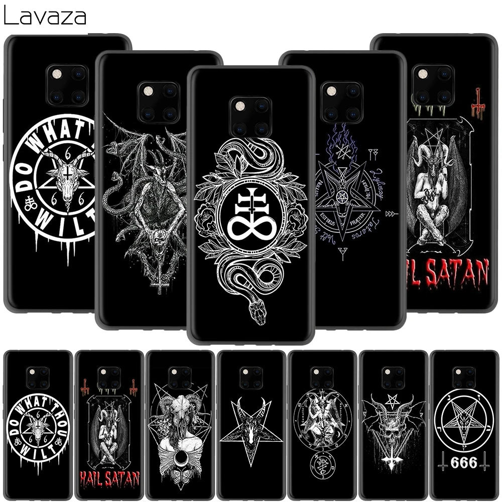 Lavaza пентаграмма 666 демонический сатанический чехол для Huawei Honor 10 9 8 8x 8c 7x 7c 7a Note Nova 3