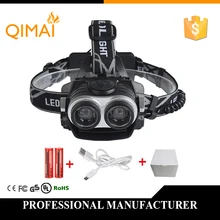 4000LM LED Headlamp CREE XML T6 3 Modes Rechargeable Headlight Head Lamp Spotlight For Hunting+Charger(US EU UK)+2 PCS 18650