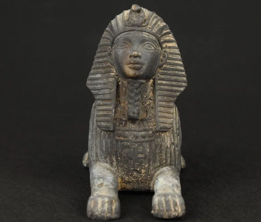 zhaorui488555++Amazing Asian Old Bronze Collectable Hand Carved Pharaoh Ornament Statue Figure | Дом и сад