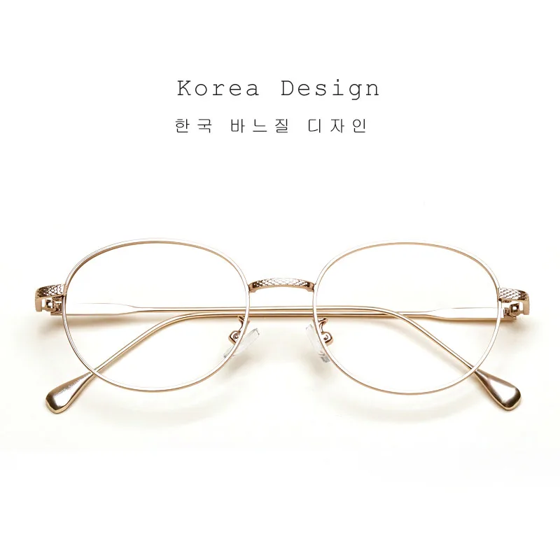 LIYUE винтажные круглые металлические очки женские очки оправа мужские Золотые очки оправа очки прозрачные линзы оптическая оправа для