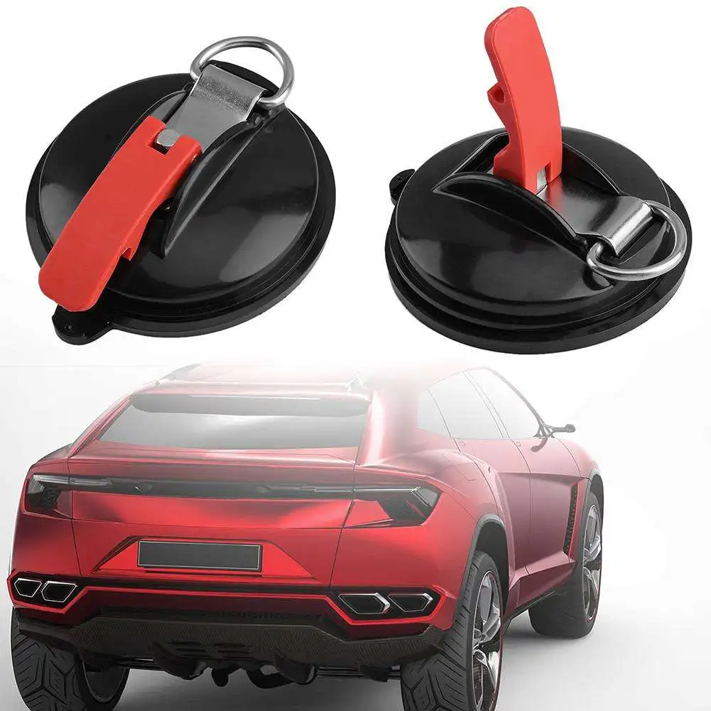 

2Pcs Quelima Multifunctional PA66 ABS Car D Buckle Suction Cup Tensioner Hook Sucker Hanger Holder Black Car Suction Cup Sucke