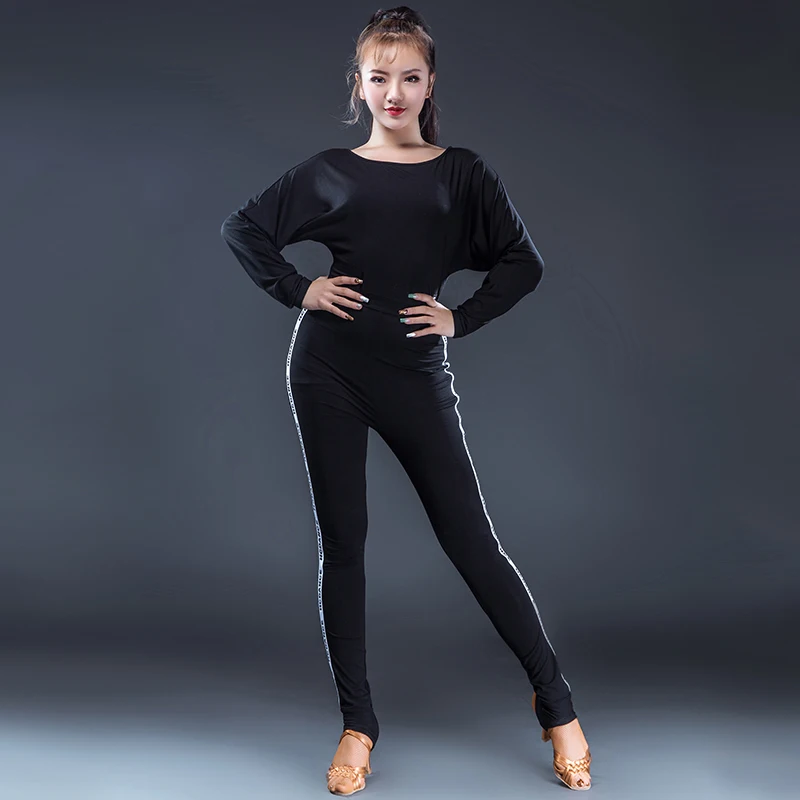 Buy Latin Dance Costumes For Women Black Performance