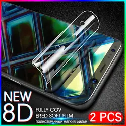 2 шт./лот 3D мягкая животная пленка для samsung Galaxy S10 S7 S6 край S9 S8 плюс Примечание 8 9 Экран протектор Защитная не закаленное Стекло