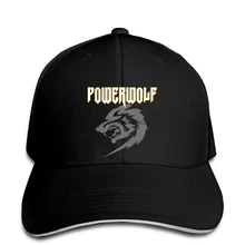 Бейсболки в стиле хип-хоп, модная черная бейсболка с надписью «power wolf power Wolf»
