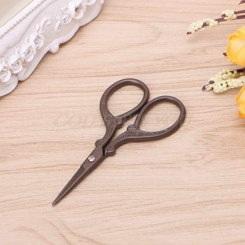 Античный Винтажный стиль ножничный резак для резки вышивка крестом швейный инструмент