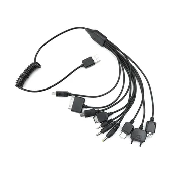 

Multi 10 in 1 Universal Multi-Function Cell Phone Game USB Mobile Charging Cable Charger Cellphone Charger