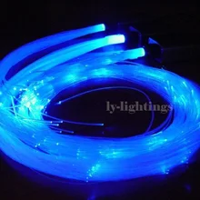 Для звезд потолочные волоконно-оптические украшения конец светящиеся пластмассы диаметр 0,75 мм x 150 шт x 5 м прозрачный волоконно-оптический кабель