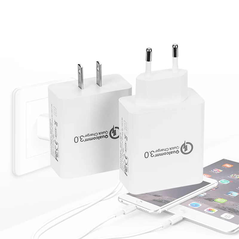 INGMAYA 2 зарядных порта USB зарядное устройство док станция Qualcomm Quick Charge 3 0 30 Вт 2.4A для