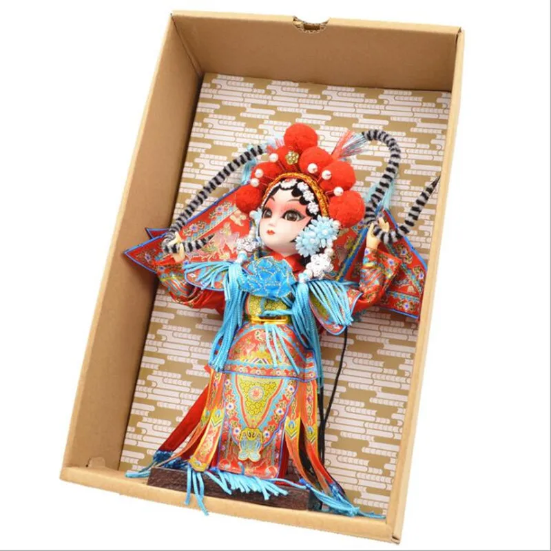 Deaf Beijing Special Gift Juanren Ornaments Beijing Opera Facebook Opera Characters Peking Opera Dolls Abroad Gifts Kids Toys figure toys collectible model children s special gifts opera face makeup face changing doll beijing opera doll home decoration