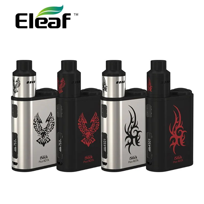 Original Eleaf iStick Pico RDTA TC Kit 75W 2300mah Mod and Rebuildable Dripping Tank 4.2ml with Clapton Coil E-cig Vape | Электроника