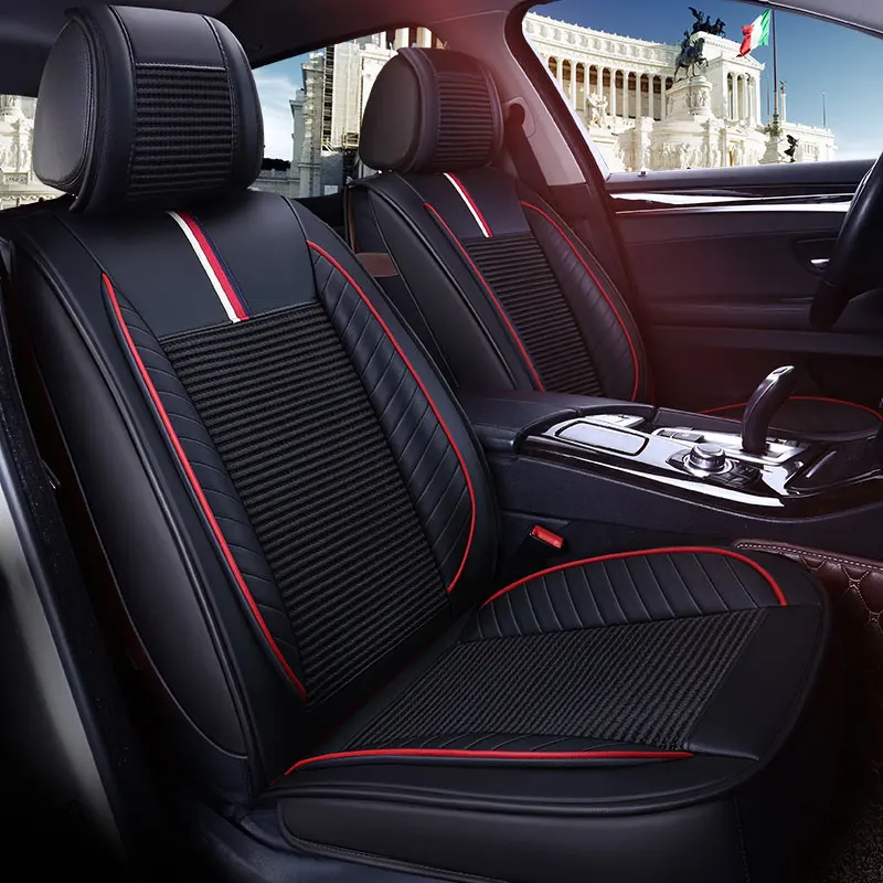 

Leather car seat cover auto seats covers for volkswagen vw bora golf 3 4 5 6 7 gti golf r mk golf7 touareg 2005 2004 2003 2002