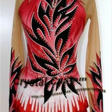 Художественные платья для занятия гимнастикой для девочек красивое новое Брендовое платье для соревнований по гимнастике G2094