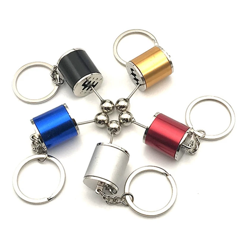 

Auto Key Chain Six Speed Removable Transmission Gear Shift Gearshift Knob Gearbox Model Keychain Car Keyring Key Chain for Gift
