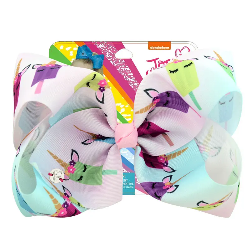 8-Doughnut-JoJo-Bows-With-Clip-Fruit-Lollipop-Ice-Cream-Print-Grosgrain-Ribbon-Kids-Hair-Clips(13)