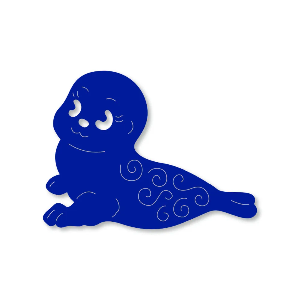 

McDies Craft metal cutting dies cut die Cute sea lion baby decoration Scrapbook paper craft knife mould blade punch stencils