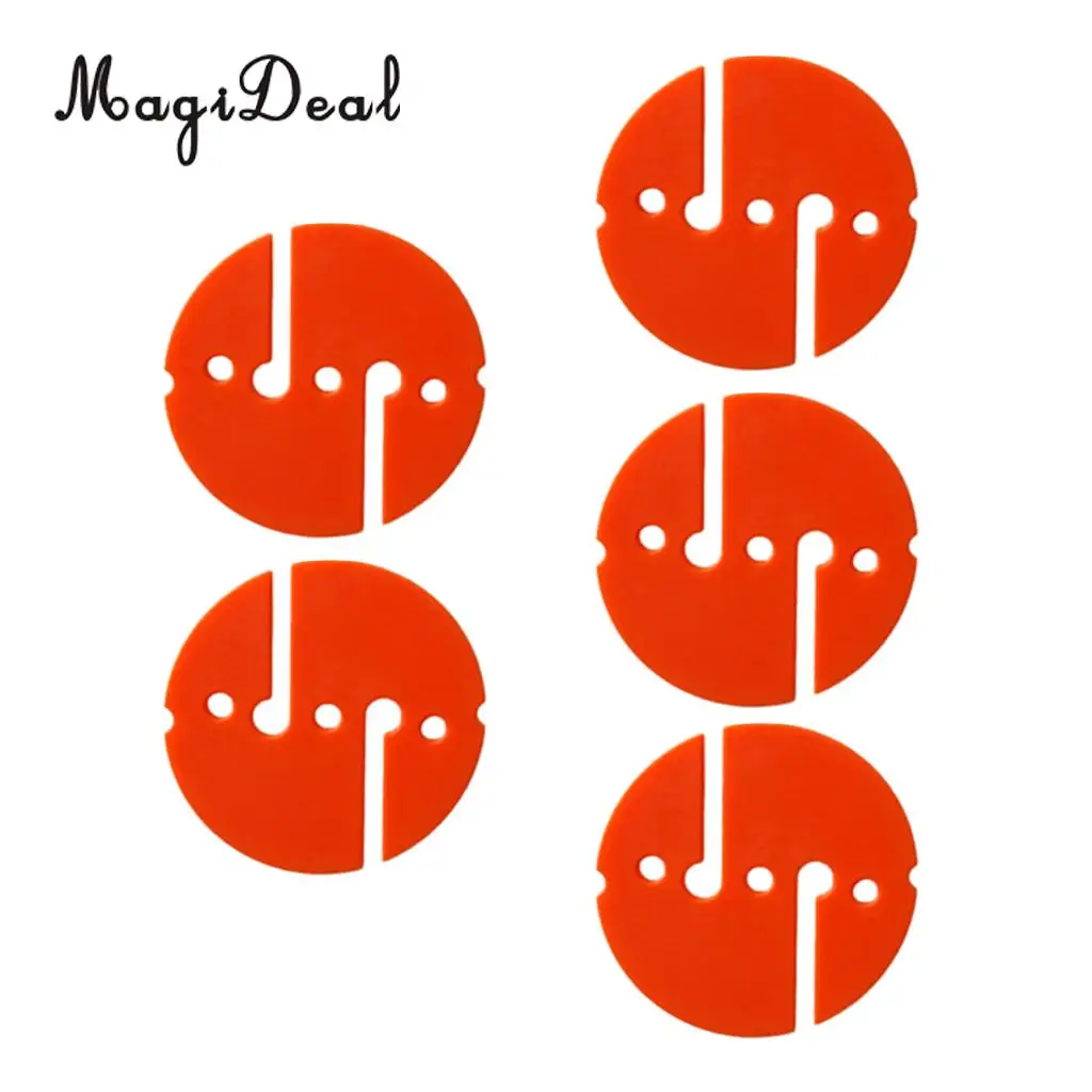 MagiDeal Pack 5 Universal Underwater Scuba Diving Diver Wreck Cave Dive Round Line Arrow Marker Replacement Accessories