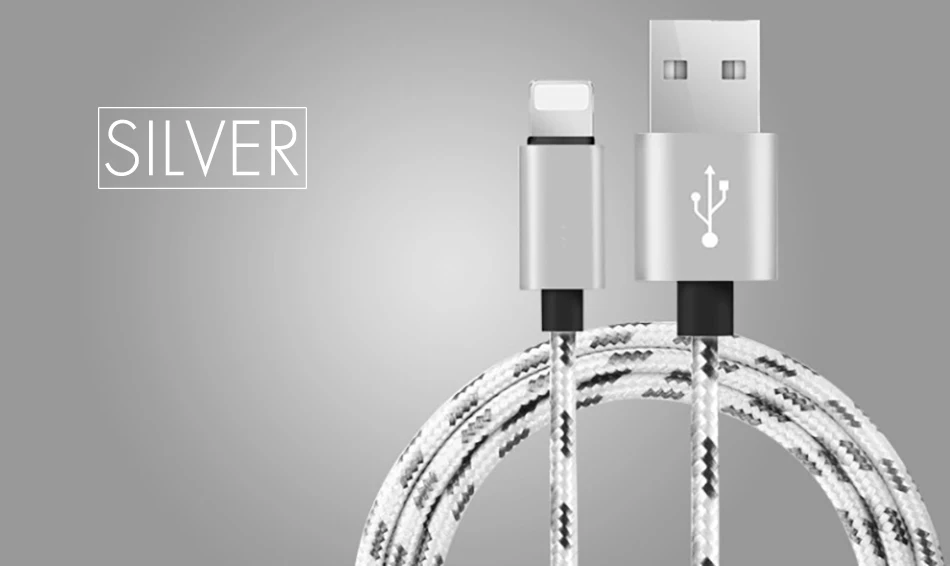 NOHON Fast Charging Data Cable For Apple iPhone XR XS MAX 8 7 6S Plus Nylon Charge Line For iPad Mini Phone Charging Sync Cables (12)
