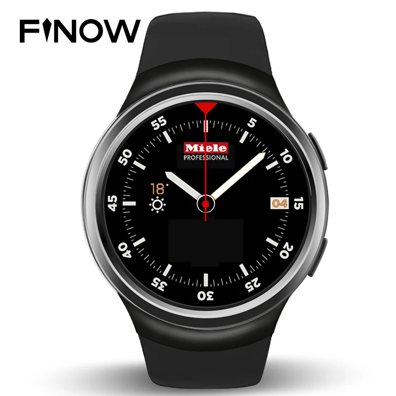 

Finow K9 X3 3G Smart Watch Android4.4 WiFi SIM Card Heart Rate SmartWatch Phone for iOS & Android Heart Rate Monitor PK KW18 I2