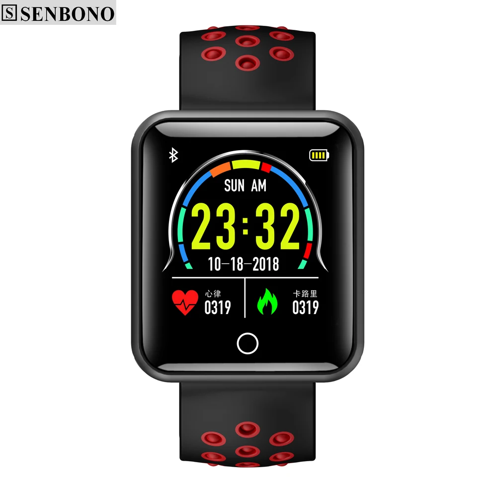 

SENBONO Q18 Bluetooth Smart Band Heart Rate Blood Pressure Monitor Fitness Bracelet activity tracker Wristband For Android IOS