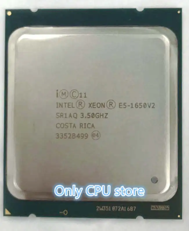 Оригинальный Intel Xeon E5 1650 V2 3 50 ГГц 6 ядерный 12 МБ SmartCache FCLGA2011 130 Вт 1 год гарантии 1650V2