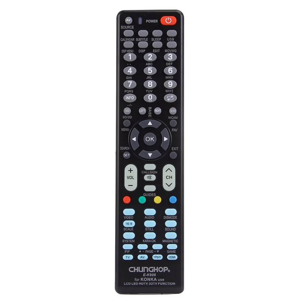 

CHUNGHOP E-K906 Universal Remote Controller for KONKA LED TV / LCD TV / HDTV / 3DTV