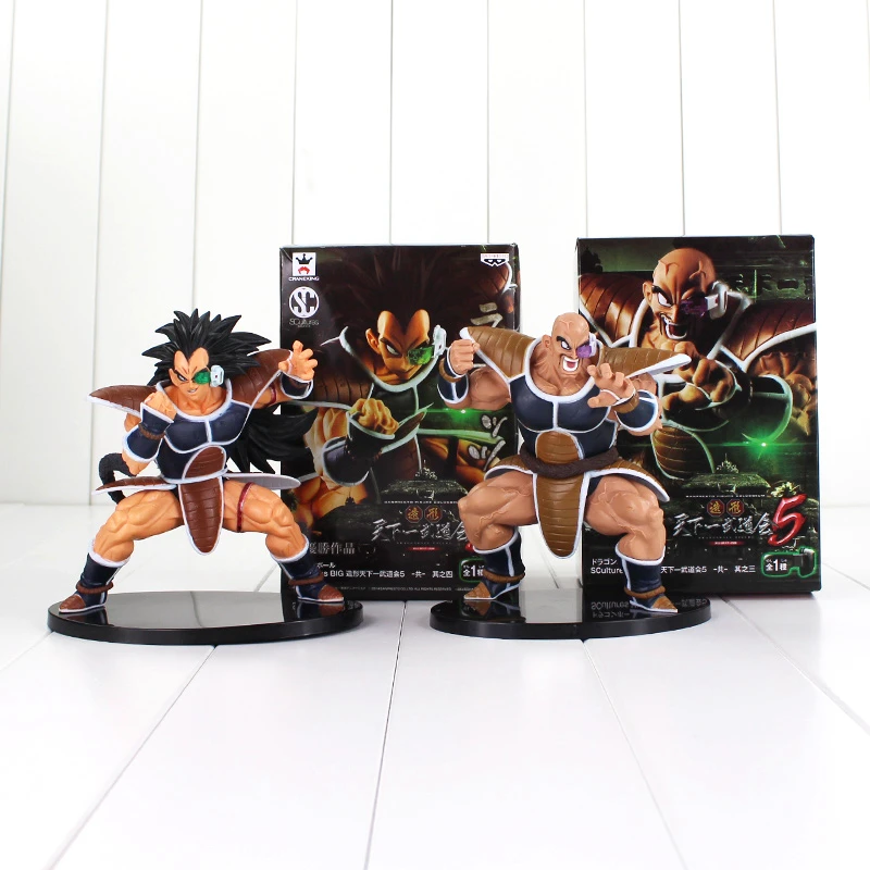

Dragon Ball Z Action Figure Nappa Raditz Goku Kakarotto Brother Saiyan Scultures Big Zokei Anime DBZ Model Toys