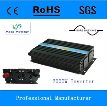 

2000W/2KW Solar Inverter DC12V AC 110V/220V ,Off-grid ,CE@ROHS Approved