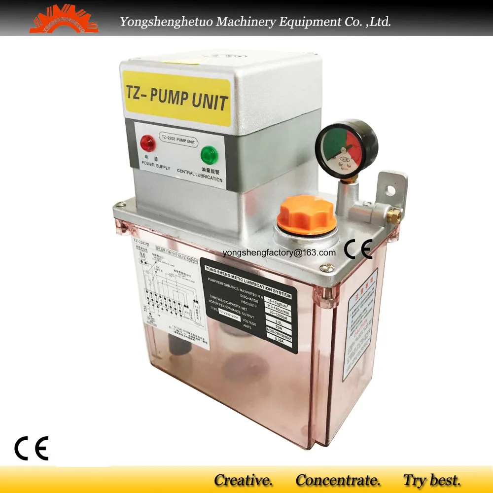 Buy CE 2L AC110V PLC control Lubrication oil Pump oil lubricator lubricating