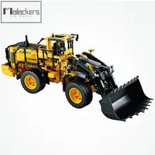 Mailackers Technic Series 2-Changea пульт дистанционного управления строительные блоки Volvo L350F колесный погрузчик DIY игрушка кирпичи модель для детей