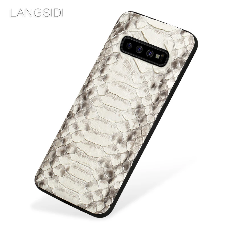 Чехол S10 plus для Samsung s10 чехол из натуральной кожи питона чехлы samsung galaxy s10e +|Бамперы|
