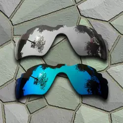 Хромированные и небесно-голубые солнцезащитные очки поляризованные Сменные линзы для Оукли Радар Путь вентилируемый